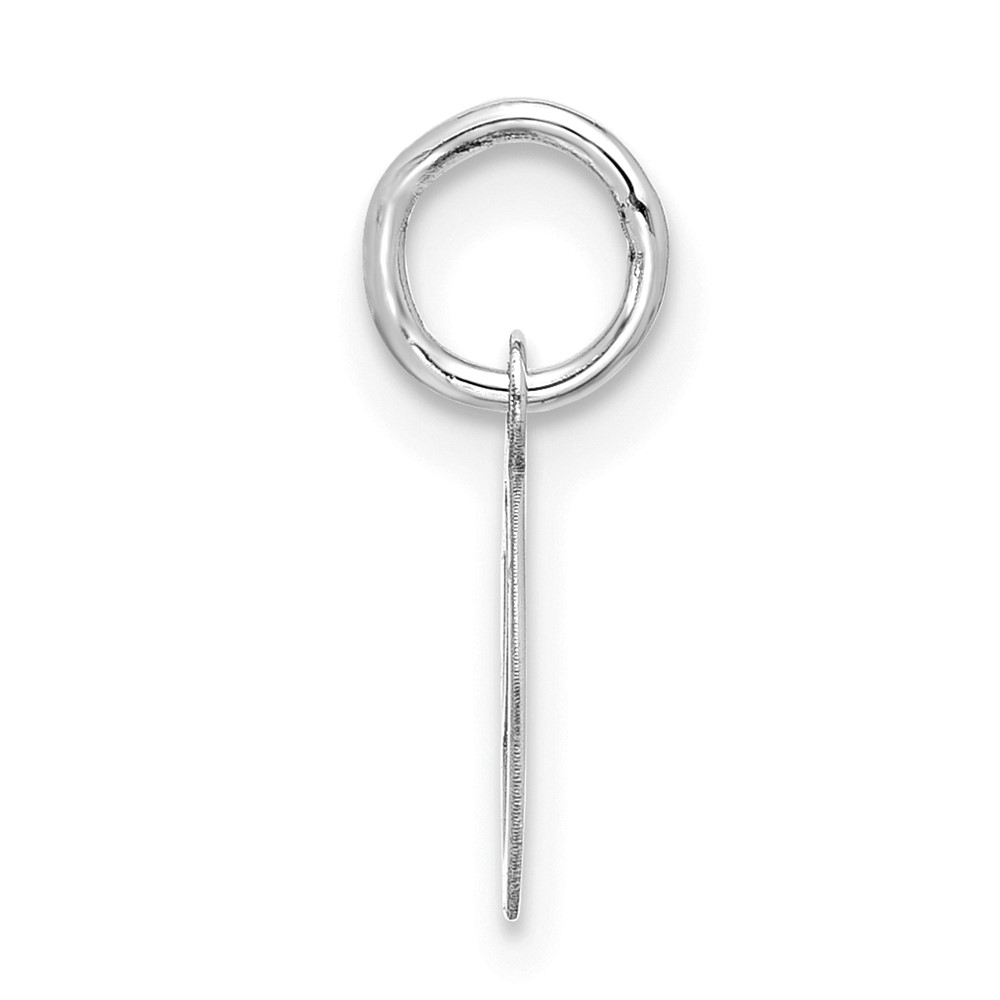 10kw Small Script Initial O Charm (10WC1556O)