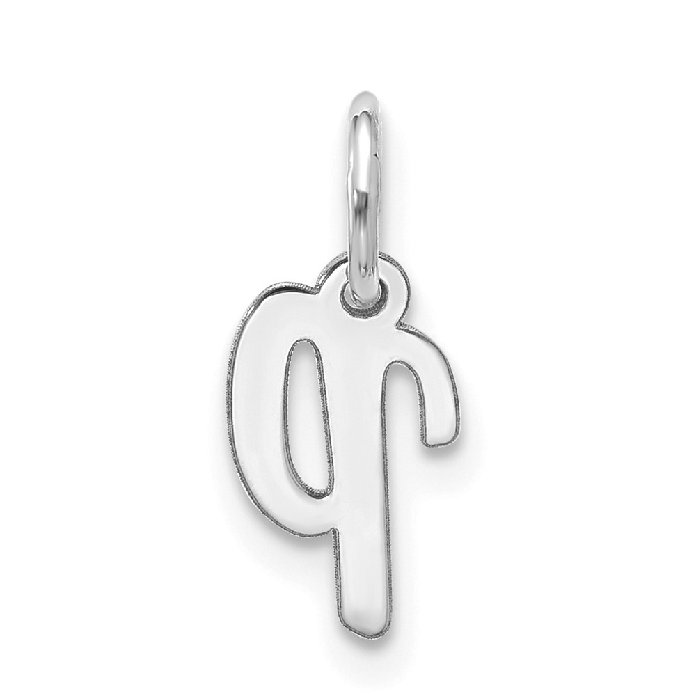 10kw Small Script Initial P Charm (10WC1556P)
