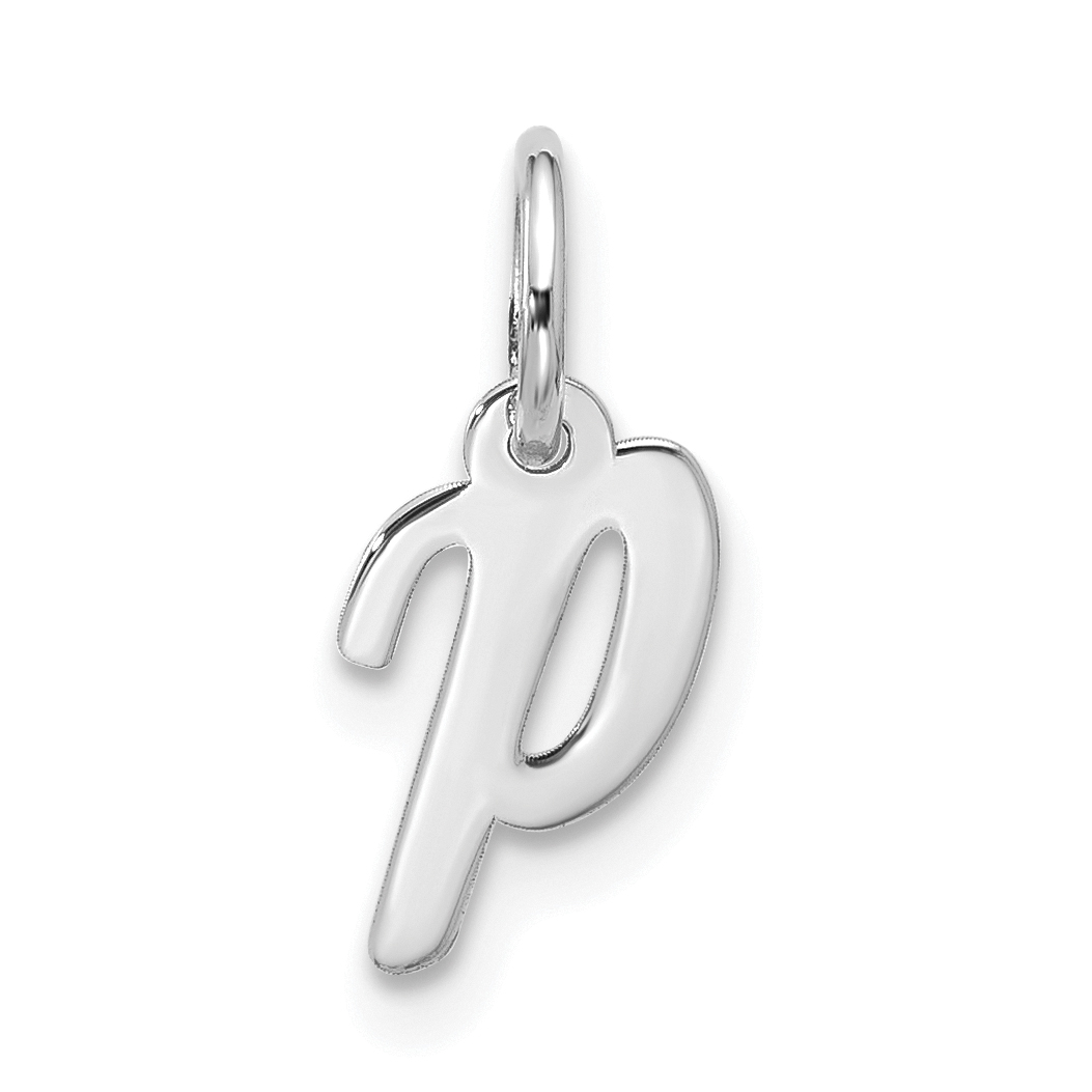 10kw Small Script Initial P Charm (10WC1556P)