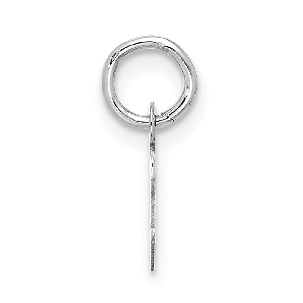 10kw Small Script Initial V Charm (10WC1556V)