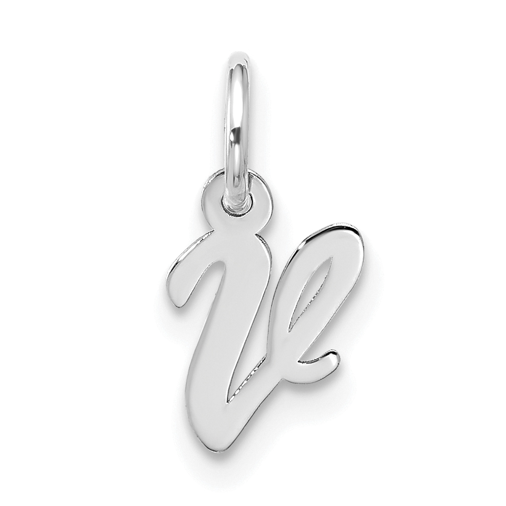 10kw Small Script Initial V Charm (10WC1556V)