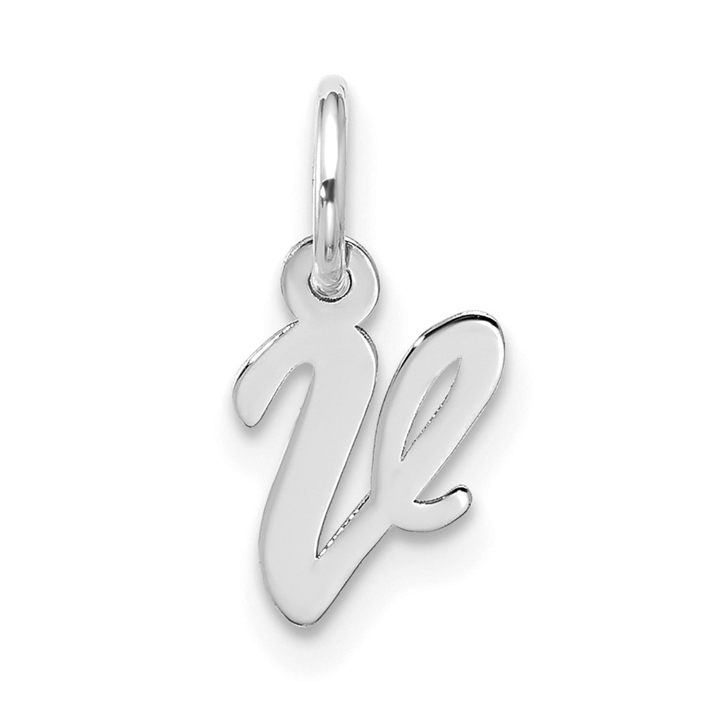 10kw Small Script Initial V Charm (10WC1556V)