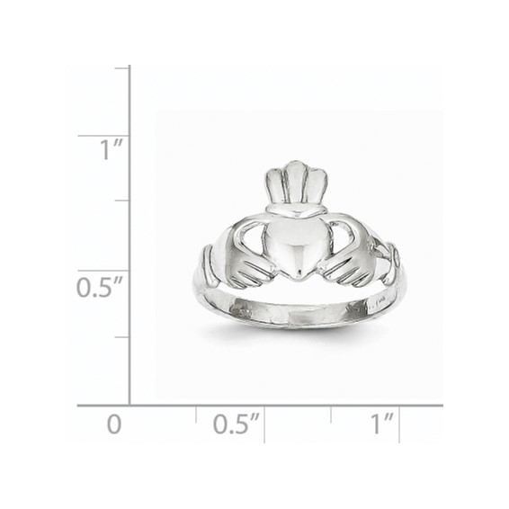 Gold Polished Claddagh Rings