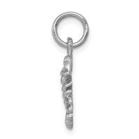 10K White Gold Scorpion Charm view 2