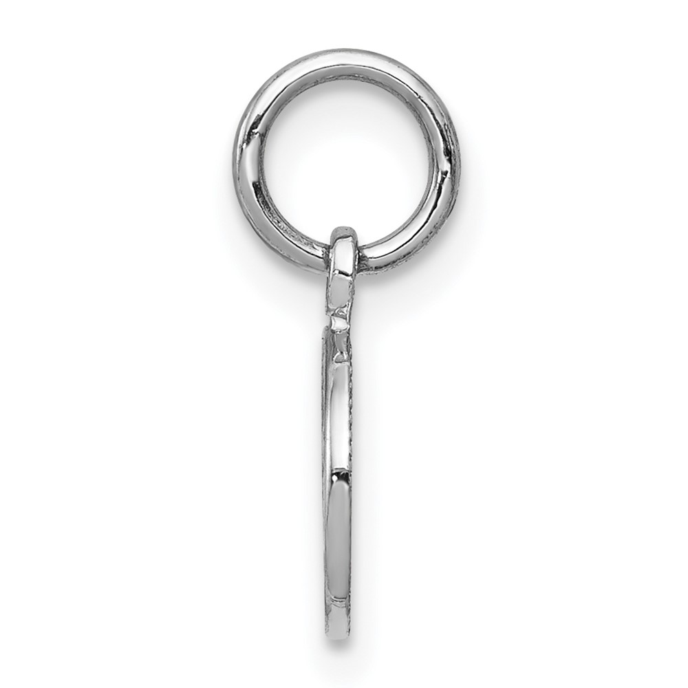 10k White Gold Angel Charm (10WC39)