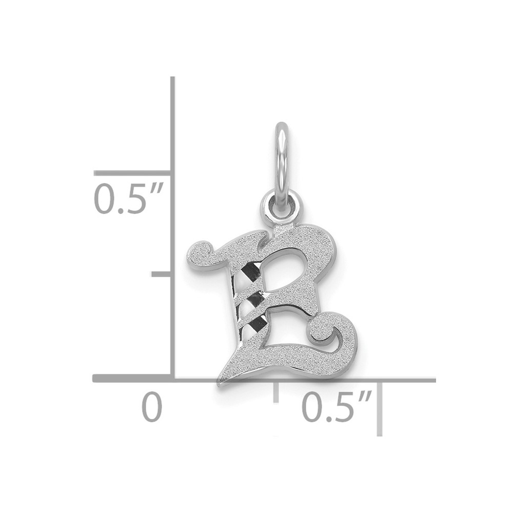 10KW Diamond-cut Initial E Charm (10WCH139-E)