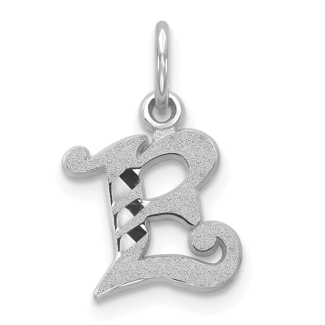 10KW Diamond-cut Initial E Charm (10WCH139-E)