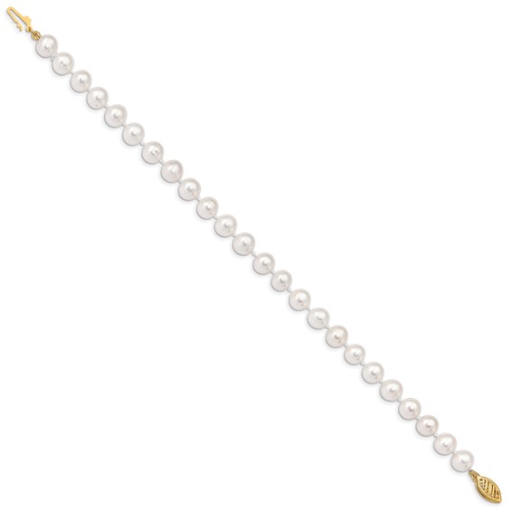 Gold Pearl Bracelet