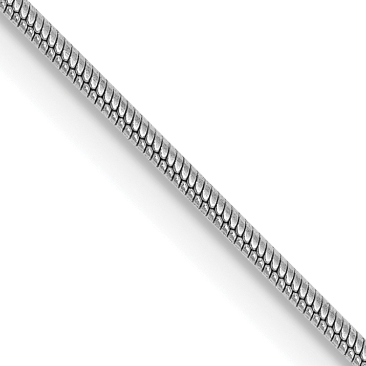 10k WG .9mm Round Snake Chain (10WSN080-18)