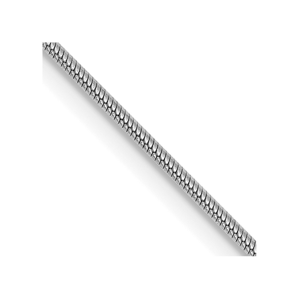 10k WG .9mm Round Snake Chain (10WSN080-18)
