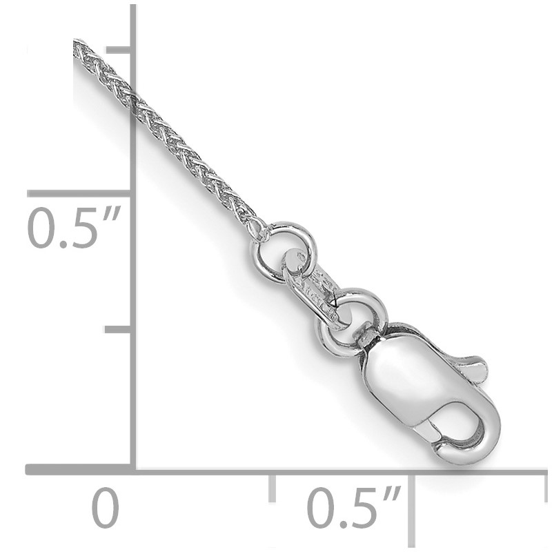 10k WG .85mm Spiga Chain Anklet