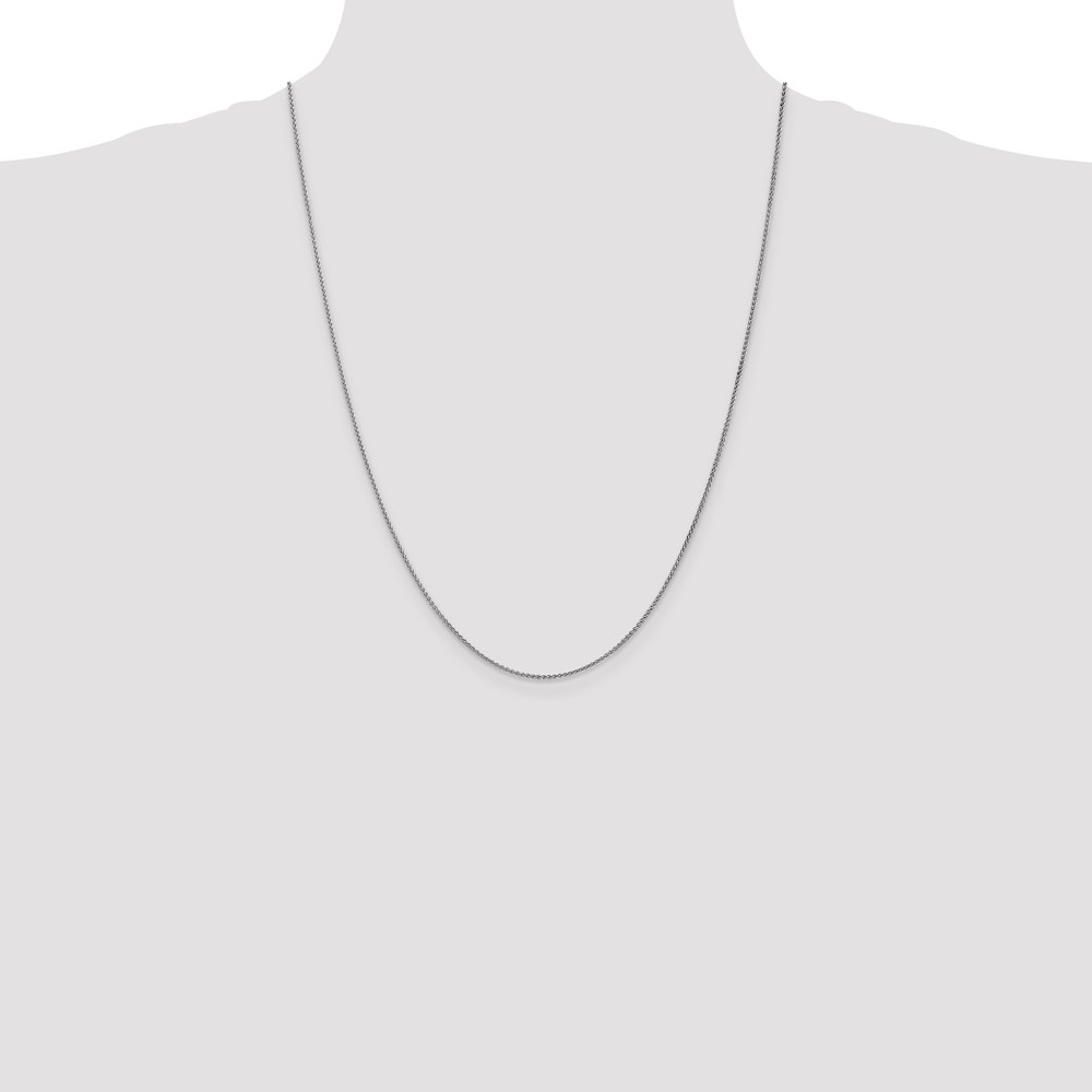 10k WG 1.25mm Spiga Chain (10WSP030-16)