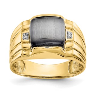Men's Gemstone and Diamond Rings