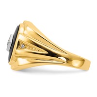 10K Diamond Men's Ring view 3