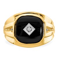 10K Diamond Men's Ring view 4