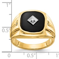 10K Diamond Men's Ring view 5