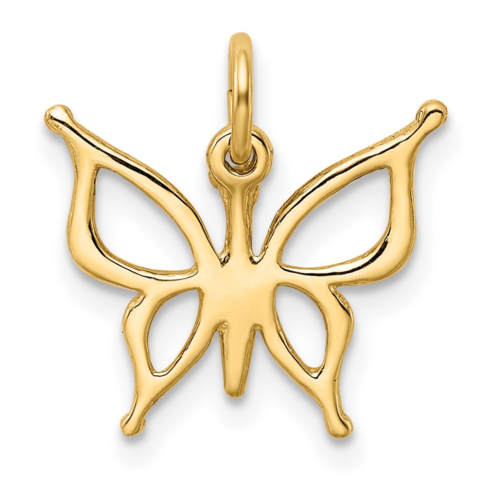 10k Butterfly Charm (10XAC139)