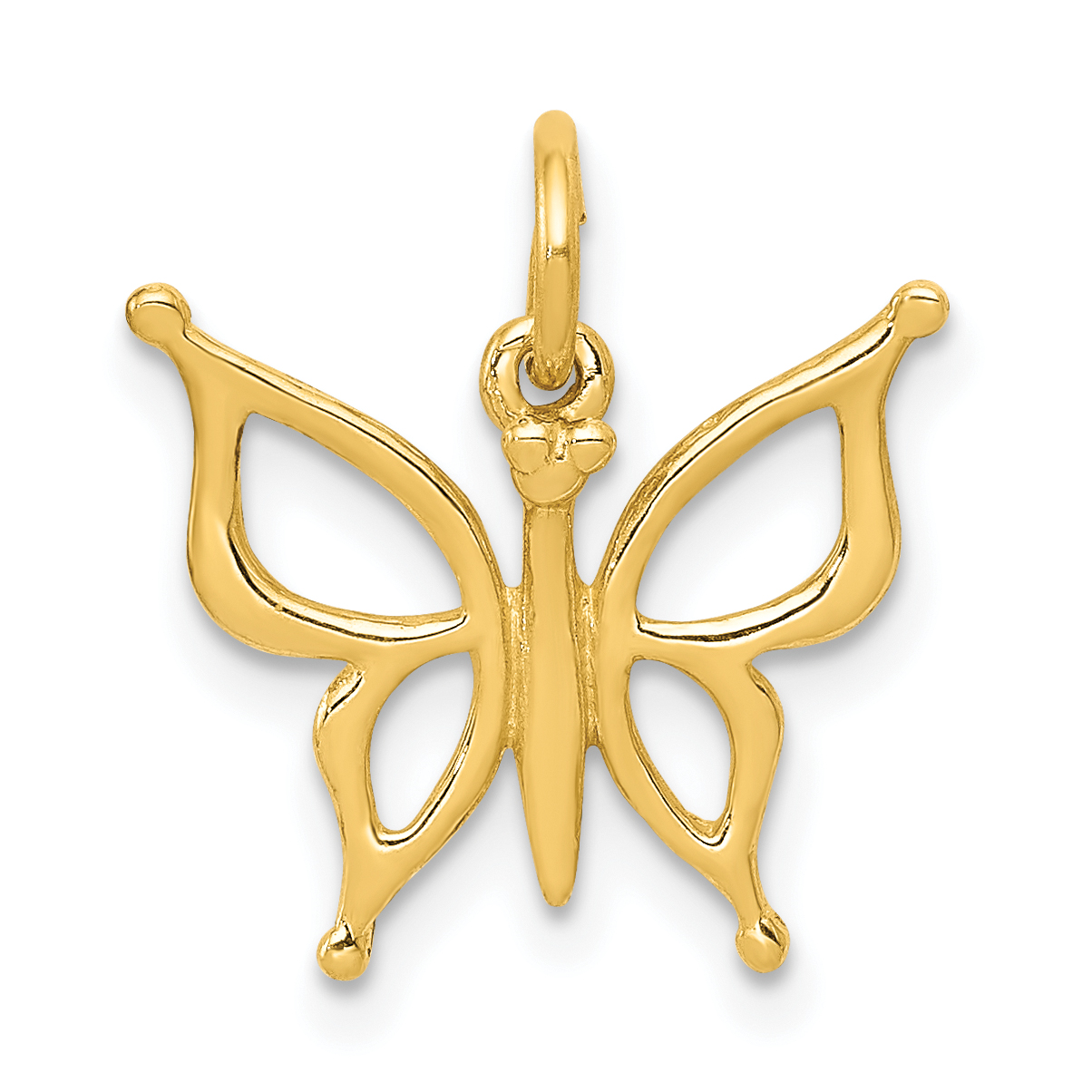 10k Butterfly Charm (10XAC139)
