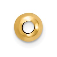 10K Yellow Gold Set of 4, 4mm Spacer Beads view 2