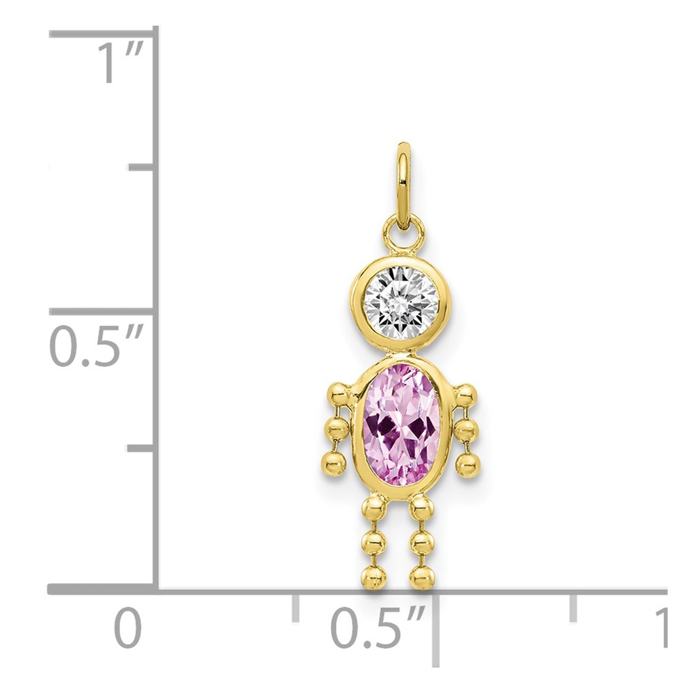 10k June Boy Birthstone Charm (10XCK167)