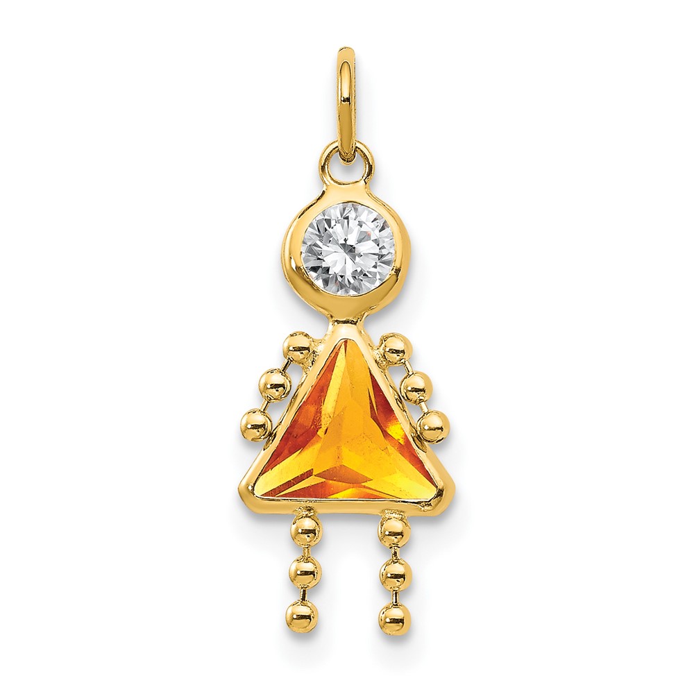 10k November Girl Birthstone Charm (10XCK176)