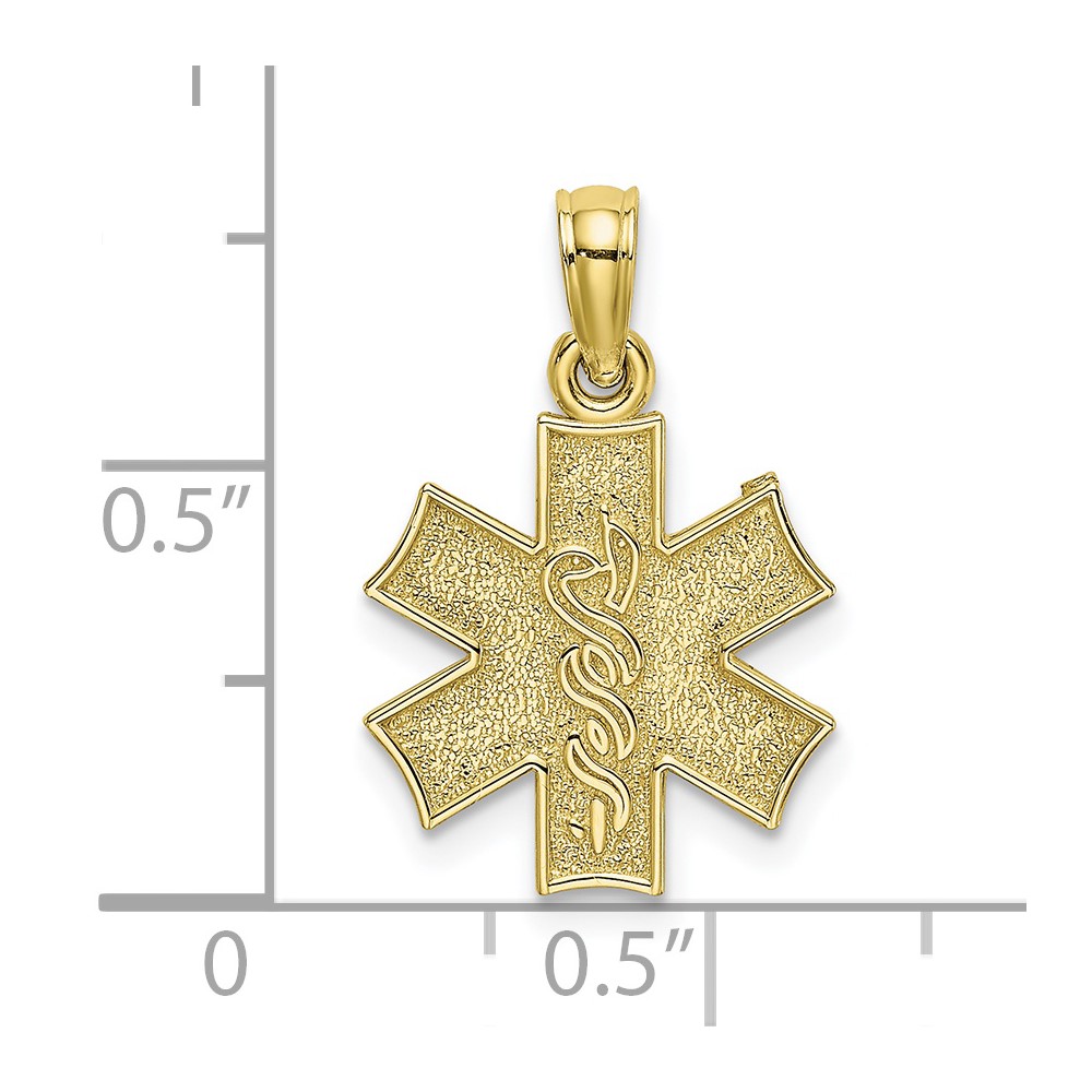 10K Medical Jewelry Symbol Pendant (10XM524)