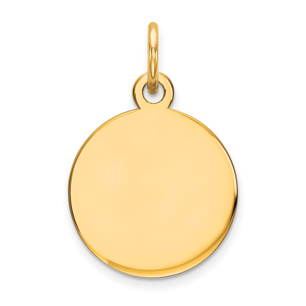 10K Round Disc Charm (10XM537/13)