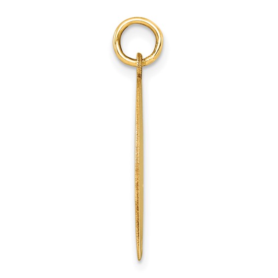 10K Plain .018 Gauge 20.7x20.7mm Circular Engravable Disc Charm