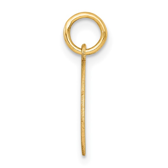 10K Plain .018 Gauge 12.2x12.2mm Circular Engravable Disc Charm