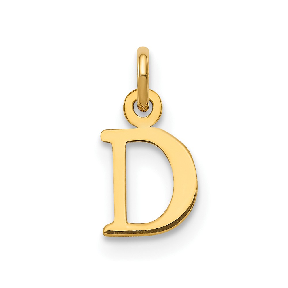 10KY Cutout Letter D Initial Charm (10XNA1160Y/D)