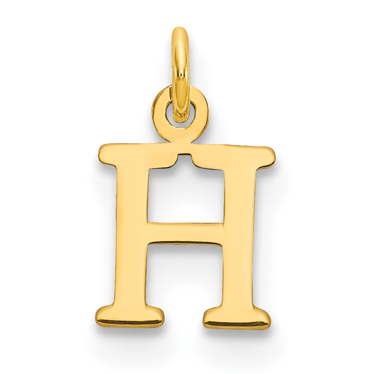 10ky Cutout Letter H Initial Charm (10XNA1160Y/H)