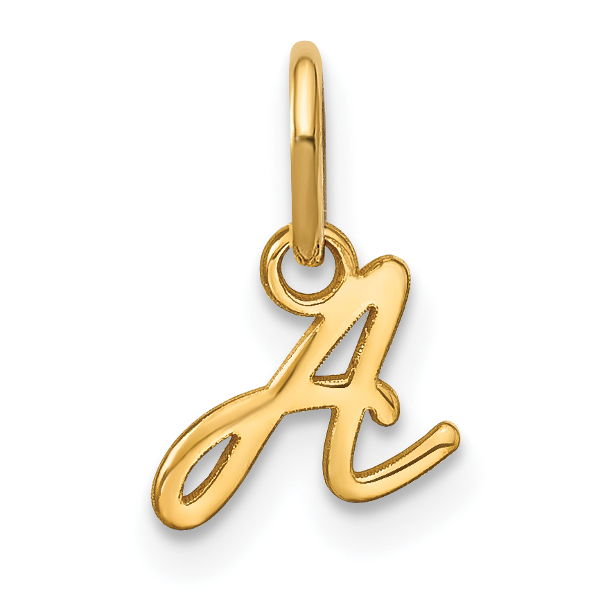 10KY Upper case Letter A Initial Charm (10XNA1305Y/A)