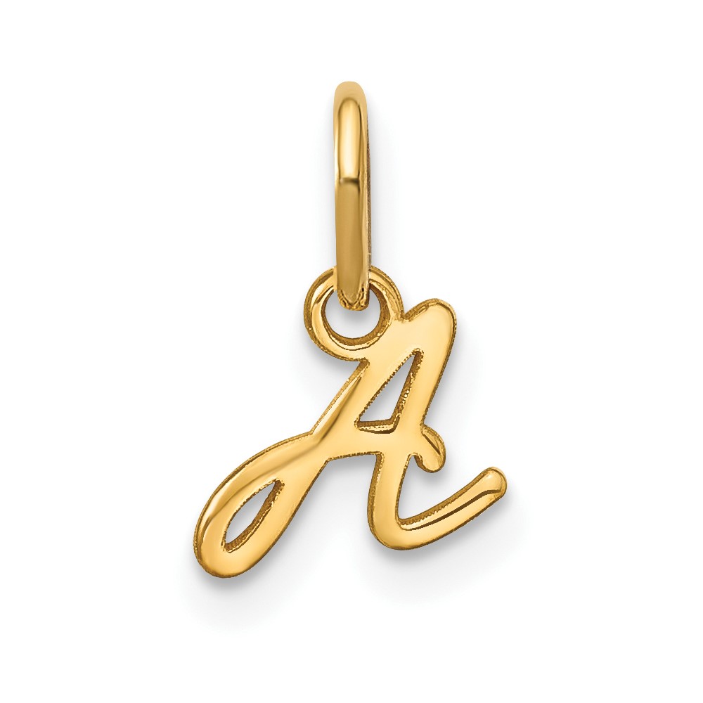 10KY Upper case Letter A Initial Charm (10XNA1305Y/A)