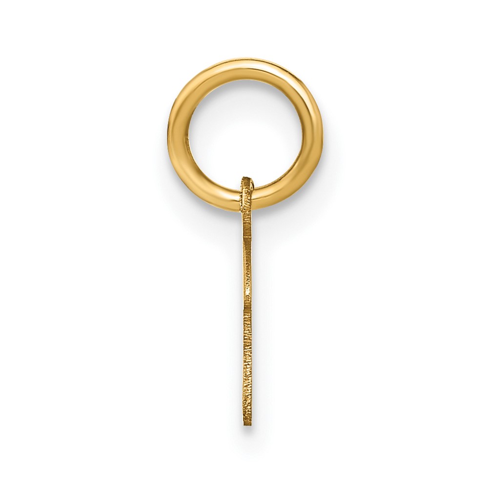 10KY Upper case Letter F Initial Charm (10XNA1305Y/F)