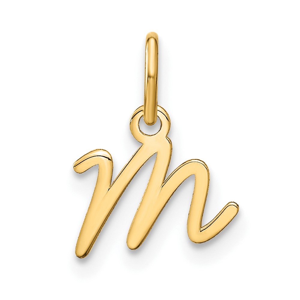 10KY Upper case Letter M Initial Charm (10XNA1305Y/M)