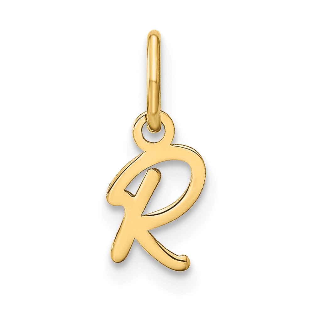 10KY Upper case Letter R Initial Charm (10XNA1305Y/R)