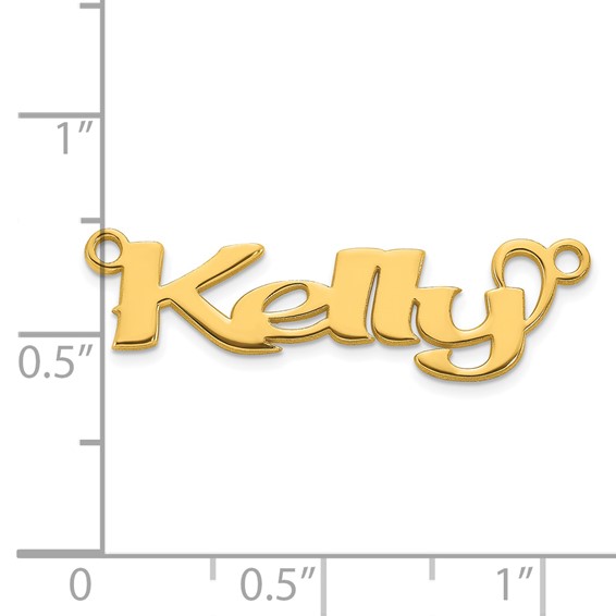 10k Yellow Gold Name Plate