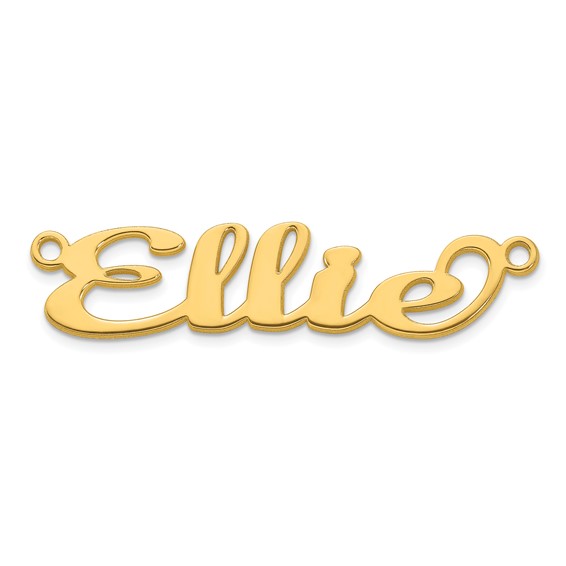 10k Yellow Gold Name Plate