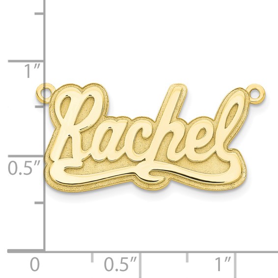 Polished 3D Name Plate