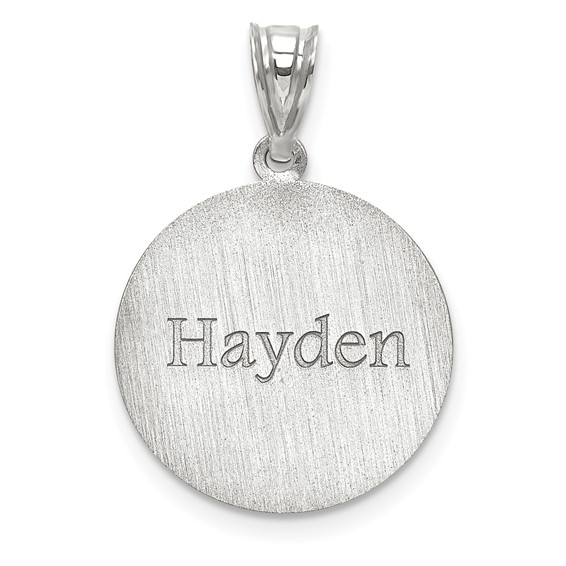 Personalized Basketball Number And Name Pendants