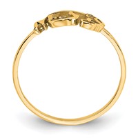 10K Yellow Gold Monogram Ring view 2