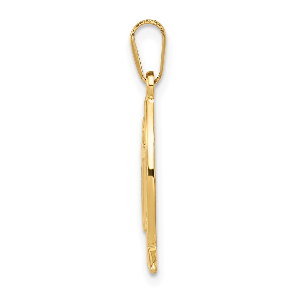 10k Ichthus Fish Pendant (10XR424)