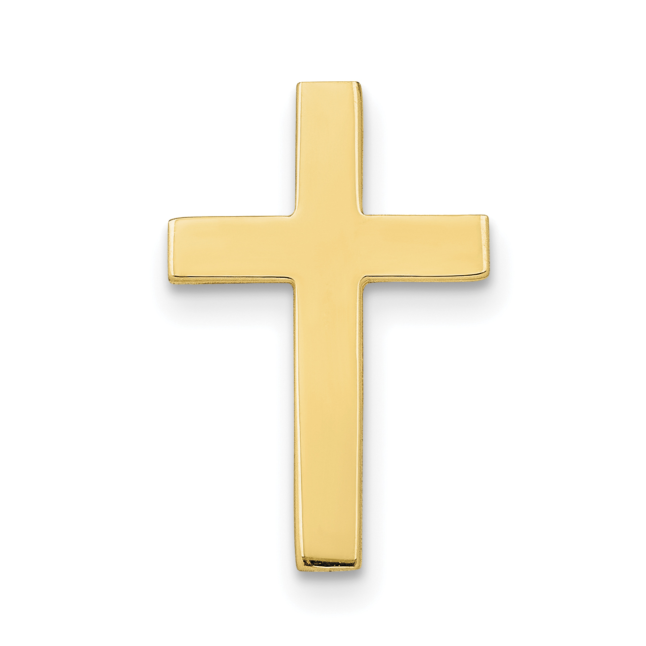 10k Polished Cross with 14k Tie Tac Post (10XR462)
