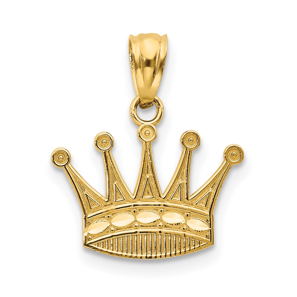 10k Crown Pendant (10YC1037)