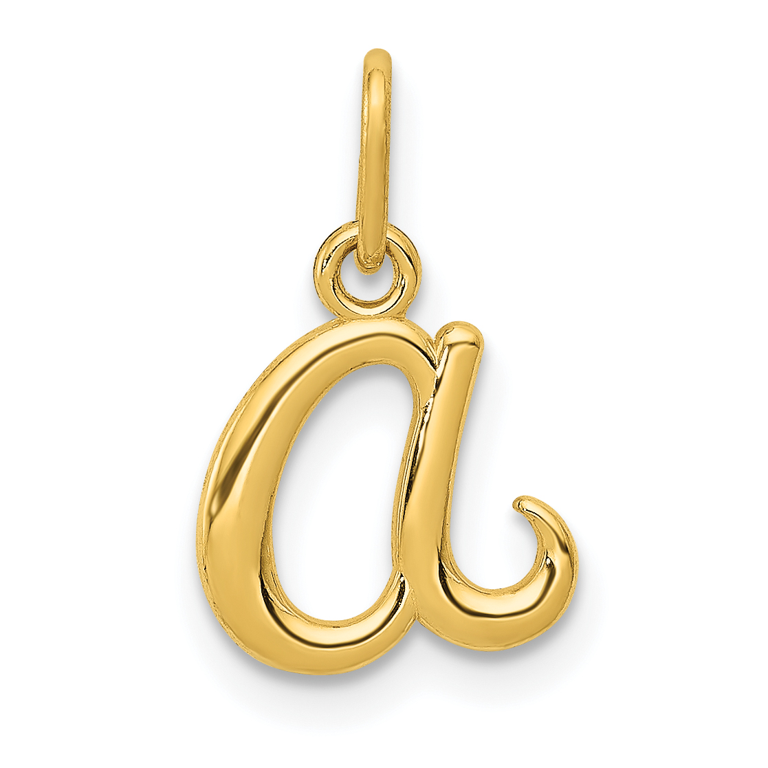 10k Yellow Gold Letter a Initial Charm (10YC1060A)