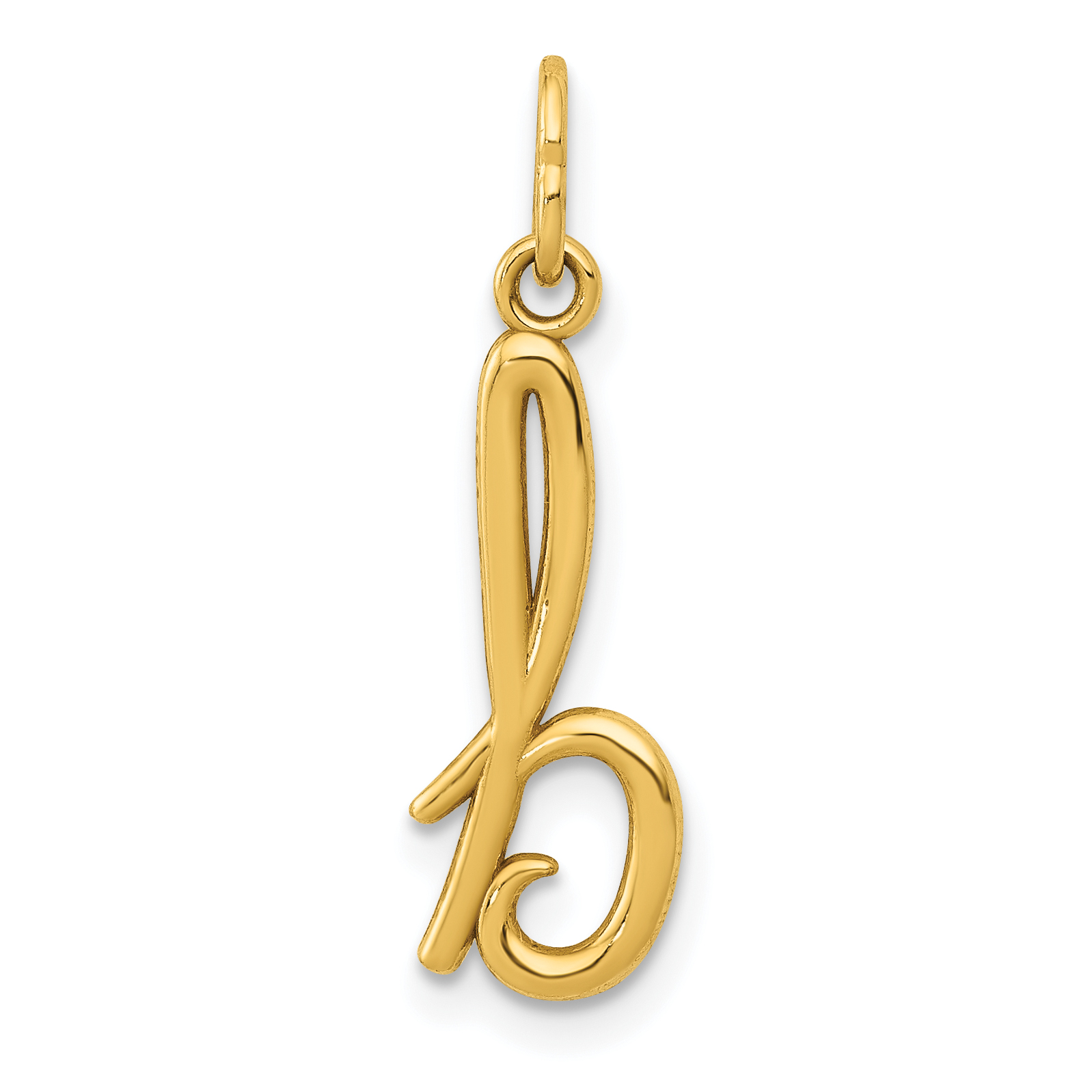 10k Yellow Gold Letter b Initial Charm (10YC1060B)