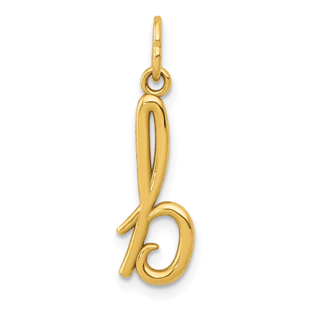 10k Yellow Gold Letter b Initial Charm (10YC1060B)