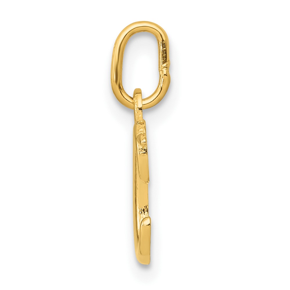 10k Yellow Gold Letter c Initial Charm (10YC1060C)