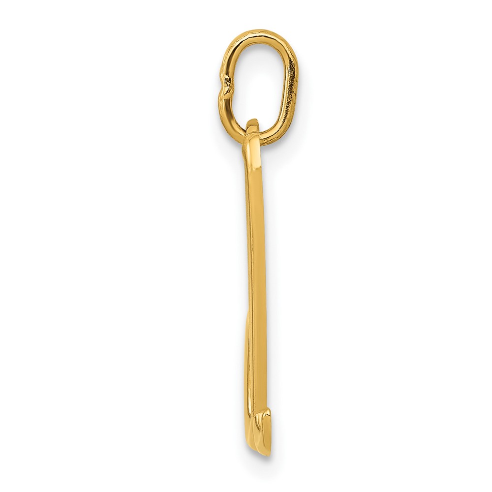 10k Yellow Gold Letter d Initial Charm (10YC1060D)