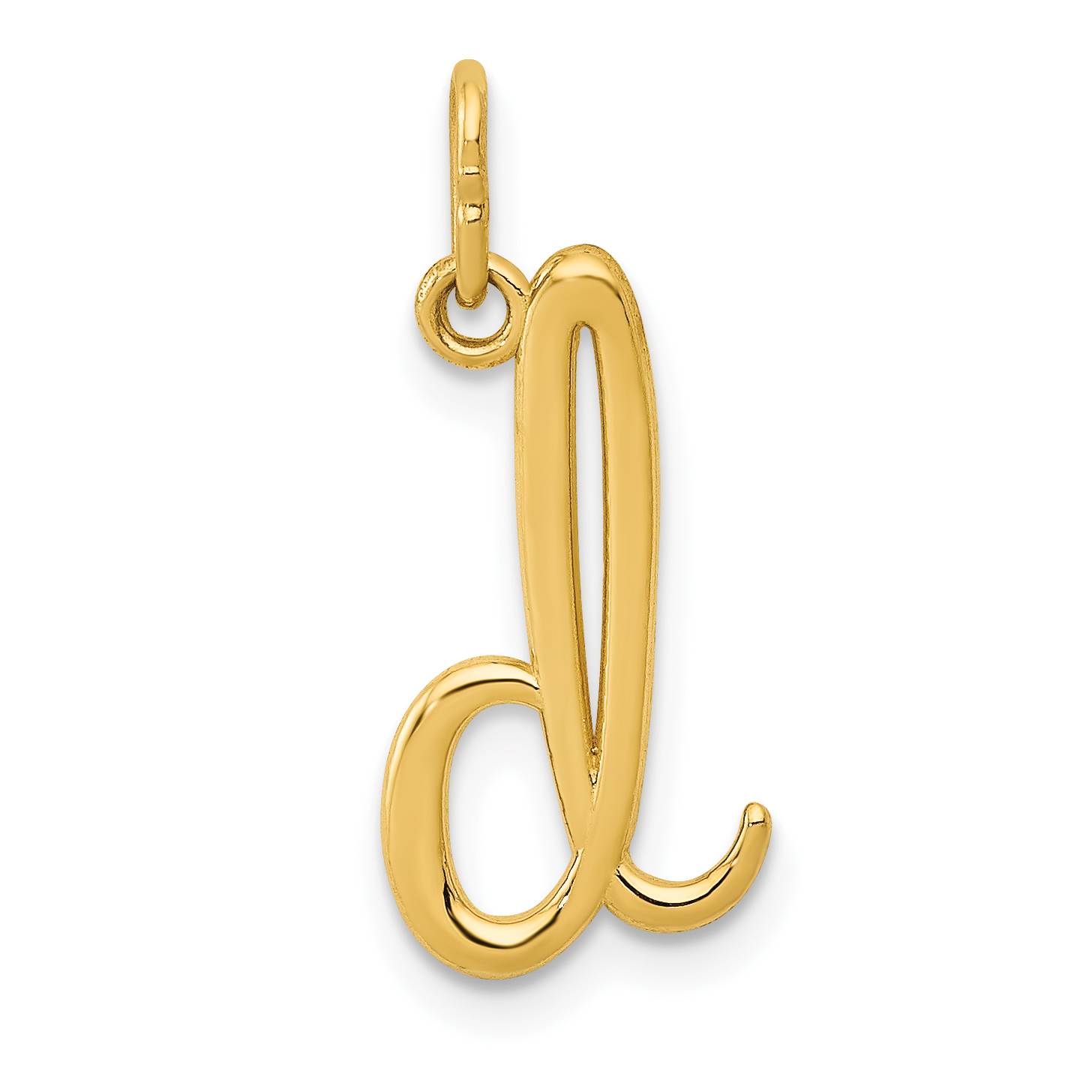10k Yellow Gold Letter d Initial Charm (10YC1060D)